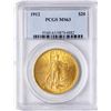 Image 1 : 1912 $20 St. Gaudens Double Eagle Gold Coin PCGS MS63