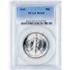 Image 1 : 1941 Walking Liberty Half Dollar Coin PCGS MS65