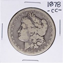 1878-CC $1 Morgan Silver Dollar Coin
