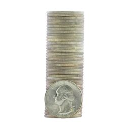 Roll of (40) 1950-S Brilliant Uncirculated Washington Quarter Coins