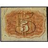Image 2 : March 3, 1863 Five Cents Second Issue Fractional Currency Note