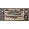 Image 1 : 1864 $10 Confederate States of America Note