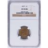 Image 1 : 1877 Indian Head Cent Coin NGC XF45 BN