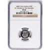 Image 2 : 2009 T.DA Cunha 5 Pounds 1/10 oz St. George & Dragon Platinum Coin NGC PF69