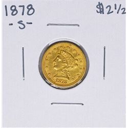 1878-S $2 1/2 Liberty Head Quarter Eagle Gold Coin