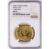 Image 1 : 2009 $200 Canada Maple Leaf .99999 Fine Gold Coin NGC MS67