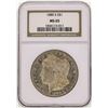 Image 1 : 1880-S $1 Morgan Silver Dollar Coin NGC MS65