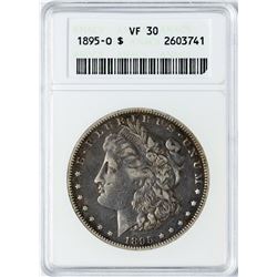 1895-O $1 Morgan Silver Dollar Coin ANACS VF30