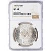 Image 1 : 1883-O $1 Morgan Silver Dollar Coin NGC MS64