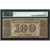 Image 2 : 1840's $100 New Orleans Canal & Banking Co. Obsolete Note PMG Choice Uncirculate