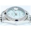 Image 4 : Rolex Ladies Stainless Steel Ice Blue Diamond & Sapphire Datejust Wristwatch
