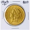 Image 1 : 1868-S $20 Liberty Head Double Eagle Gold Coin