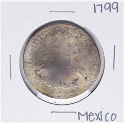 1799 MoFM Mexico 8 Reales Silver Coin