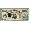 Image 1 : 1870 $5 State of Mississippi Obsolete Note Cut Canceled