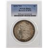 Image 1 : 1878 7TF Reverse of 1879 $1 Morgan Silver Dollar Coin PCGS MS61