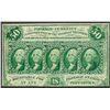 Image 1 : July 17, 1862 50 Cents First Issue Fractional Currency Note