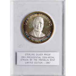 1967 Limited Edition Sterling Silver Proof Presidential Medal