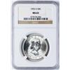 Image 1 : 1953-S Franklin Half Dollar Coin NGC MS65