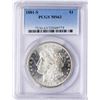 Image 1 : 1881-S $1 Morgan Silver Dollar Coin PCGS MS63