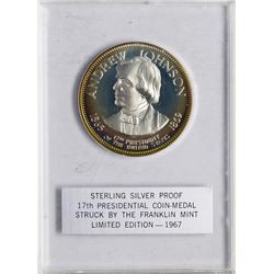 1967 Limited Edition Sterling Silver Proof Presidential Medal