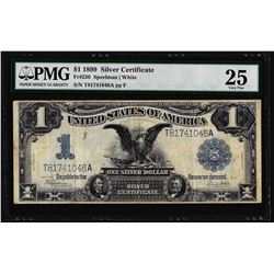 1899 $1 Black Eagle Silver Certificate Note Fr.236 PMG Very Fine 25
