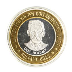 .999 Silver Buffalo Bills Resort & Casino Primm, NV $10 Limited Edition Gaming T