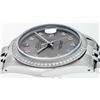 Image 5 : Rolex Men's Stainless Steel Slate Grey Diamond 36MM Datejust Wristwatch