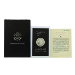 1884-CC $1 Morgan Silver Dollar Coin Uncirculated GSA w/ Box & COA