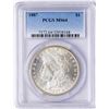 Image 1 : 1887 $1 Morgan Silver Dollar Coin PCGS MS64