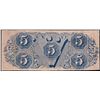 Image 2 : 1862 $5 Confederate States of America Note