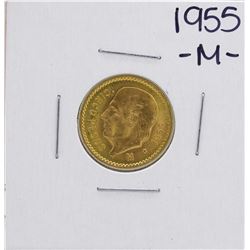 1955 Cinco Pesos Gold Coin