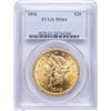 Image 1 : 1896 $20 Liberty Head Double Eagle Gold Coin PCGS MS61