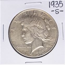 1935-S $1 Peace Silver Dollar Coin