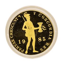 1985 Netherland Ducat Proof Gold Coin