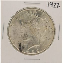 1922 $1 Peace Silver Dollar Coin
