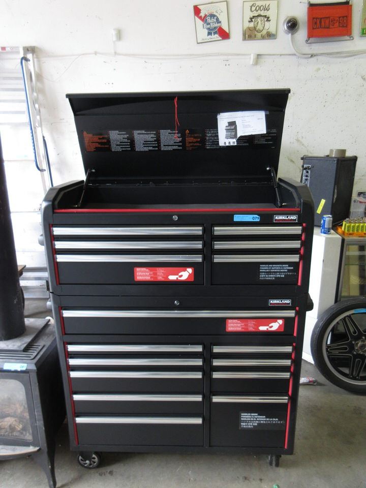 New Kirkland Signature Chest on Chest Toolbox with Keys