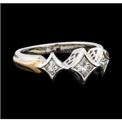 0.40 ctw Diamond Ring - 14KT Yellow and White Gold