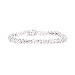 2.30 ctw Diamond Tennis Bracelet - 14KT White Gold