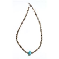 Vintage Beads Turquoise Necklace