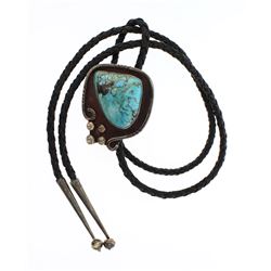 Old Pawn Turquoise Bolo Tie