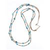 Image 1 : Vintage Heishe Turquoise Multi Strand Necklace