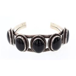 Sam Vintage Black Onyx Row Bracelet
