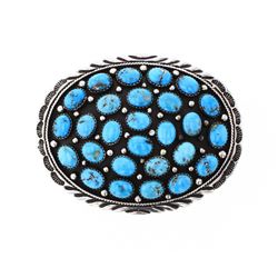 J. Emerson Contemporary Kingman Turquoise Cluster Belt