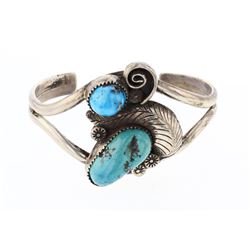 Bahe Vintage Turquoise Leaf Bracelet