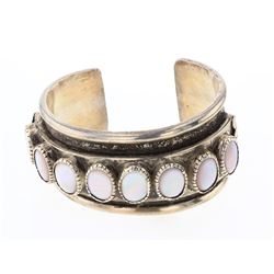 Old Pawn Pink Shell Row Bracelet