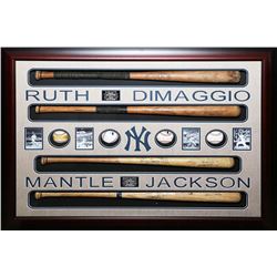 Yankees Collage with Bats and Balls