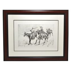 Rare Limited Edition Frederick Kennington Lithograph Museum Framed -PNR-