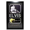 Image 1 : Rare Plate Signed Elvis Presley Photo With Guitar