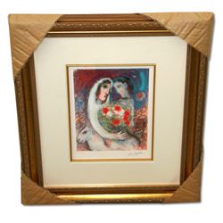 Chagall (After) 'Marriage' Museum Framed Giclee-Limited Edition