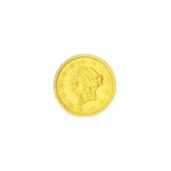 Very Rare 1851 $1 U.S. Liberty Head Gold Coin Great Investment